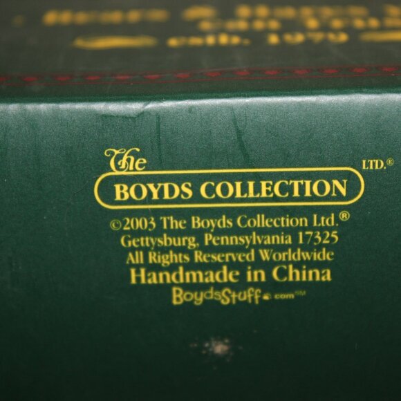 Boyds Bears Christmas Train Jingle Elfbeary In the Hopper Car Vintage 2003 w Box - Picture 11 of 11